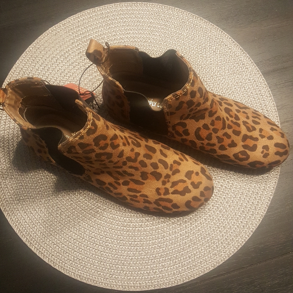 New Cheetah Chelsea Boots